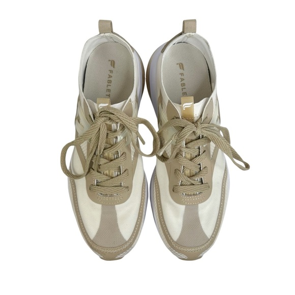 Fabletics Coranado Performance Cream & Tan Sneakers - Picture 2 of 13